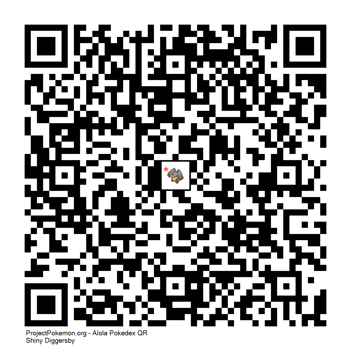 Cdigo QR de Diggersby variocolor